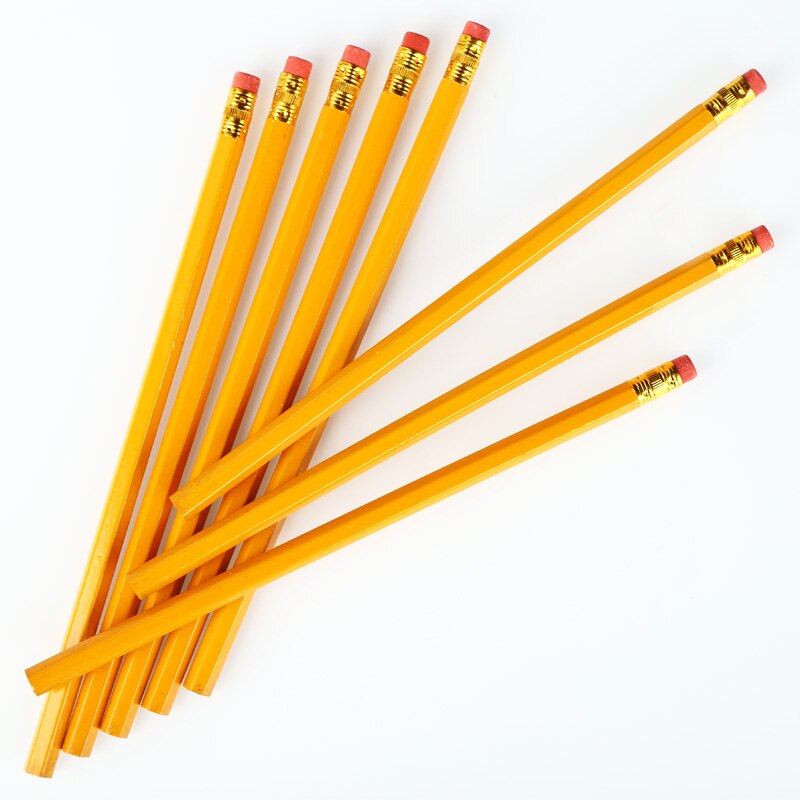 10 Pencils/box wood Personality pencil With eraser safety environmental protection HB Pencil Students School pencil