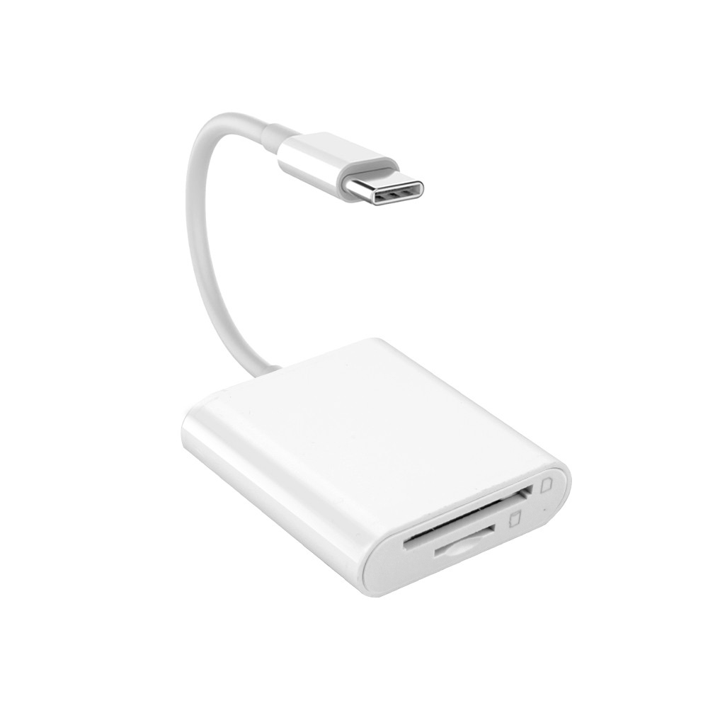 Kebidumei 2 in 1 speicherkartenleser usb 3.1 typ c otg secure digital flash-speicher für laptop-adapter für handys: Default Title