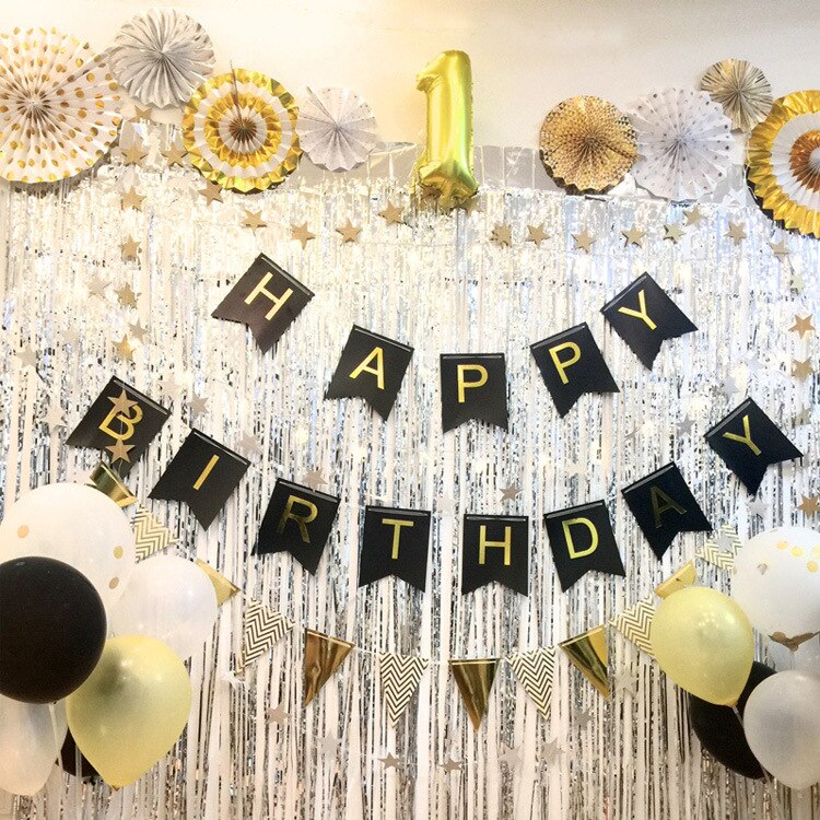 LuanQI Wedding Backdrop Rain Curtains Tinsel Foil Curtain Birthday Backdrop Wedding DIY Decoration Adults Anniversary Wall