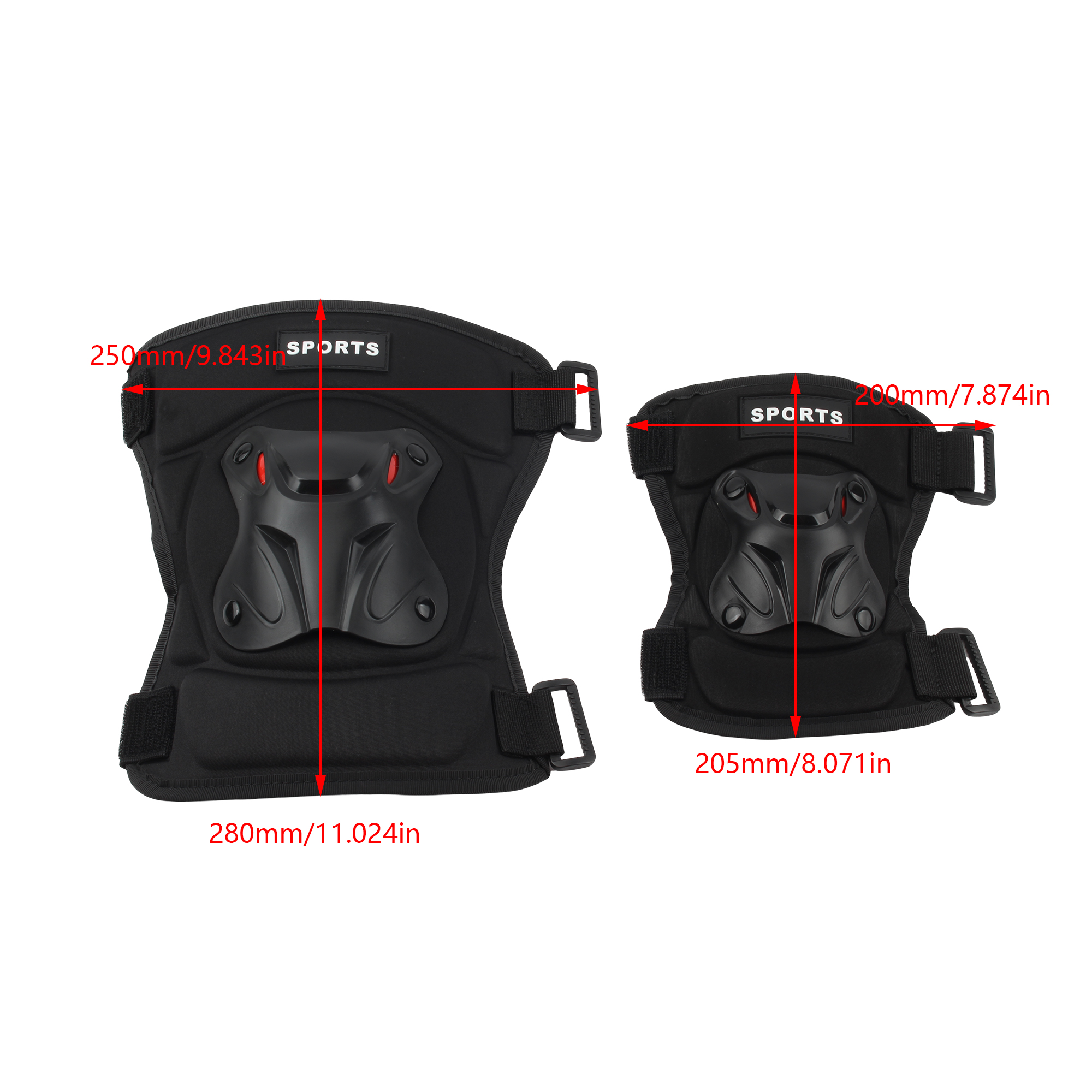 1 Paar Motorfiets-Kniebeschermers En Elleboogbeschermers Motorfiets Outdoor Sport Verstelbare Schokabsorptiebescherming Die De Veiligheid Beschermt