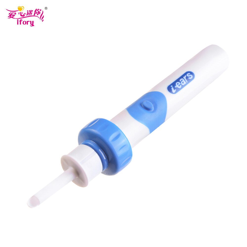 Ifory Electric Ear Cleaner 2Pcs Safe Vibration Painless Vacuum Ear Wax Pick Cleaner Prevent Ear-pick Clean Tools Ear Care