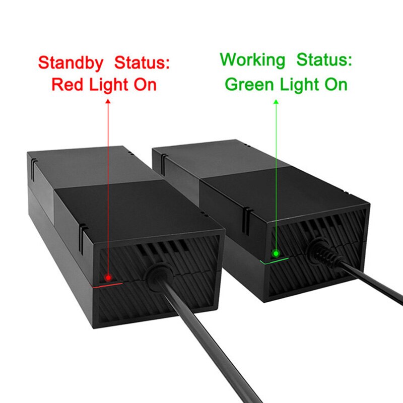 Xbox-one AC Adapter Power Supply Brick Power Supply 220W Power Supply Charger Cord for Xbox one Console 100-240V US/UK/AU/EU
