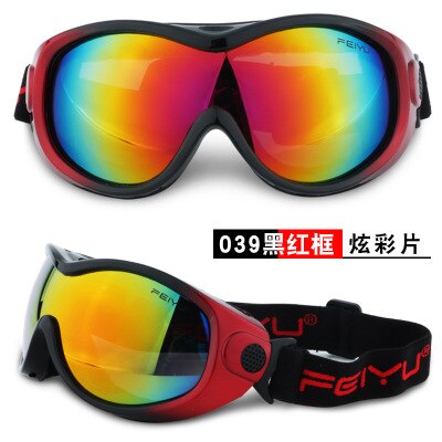 Ski Brille Snowboard Maske Für Männer Frauen Ski Brillen Schnee Schutz Über Brille Erwachsenen Doppel Anti-Nebel Zylindrischen: 8