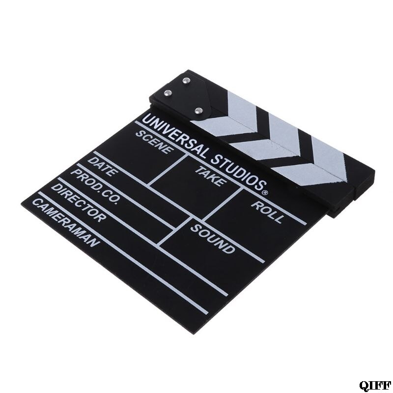 Film Director's Clapper Board HOLLYWOOD Movie Scene Clapboard Photography Props APR28