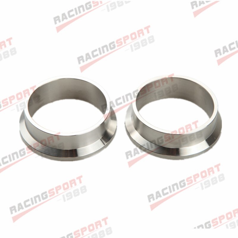 1.5" V-Band Vband Clamp CNC Stainless Steel Flange Flanges Kit Turbo