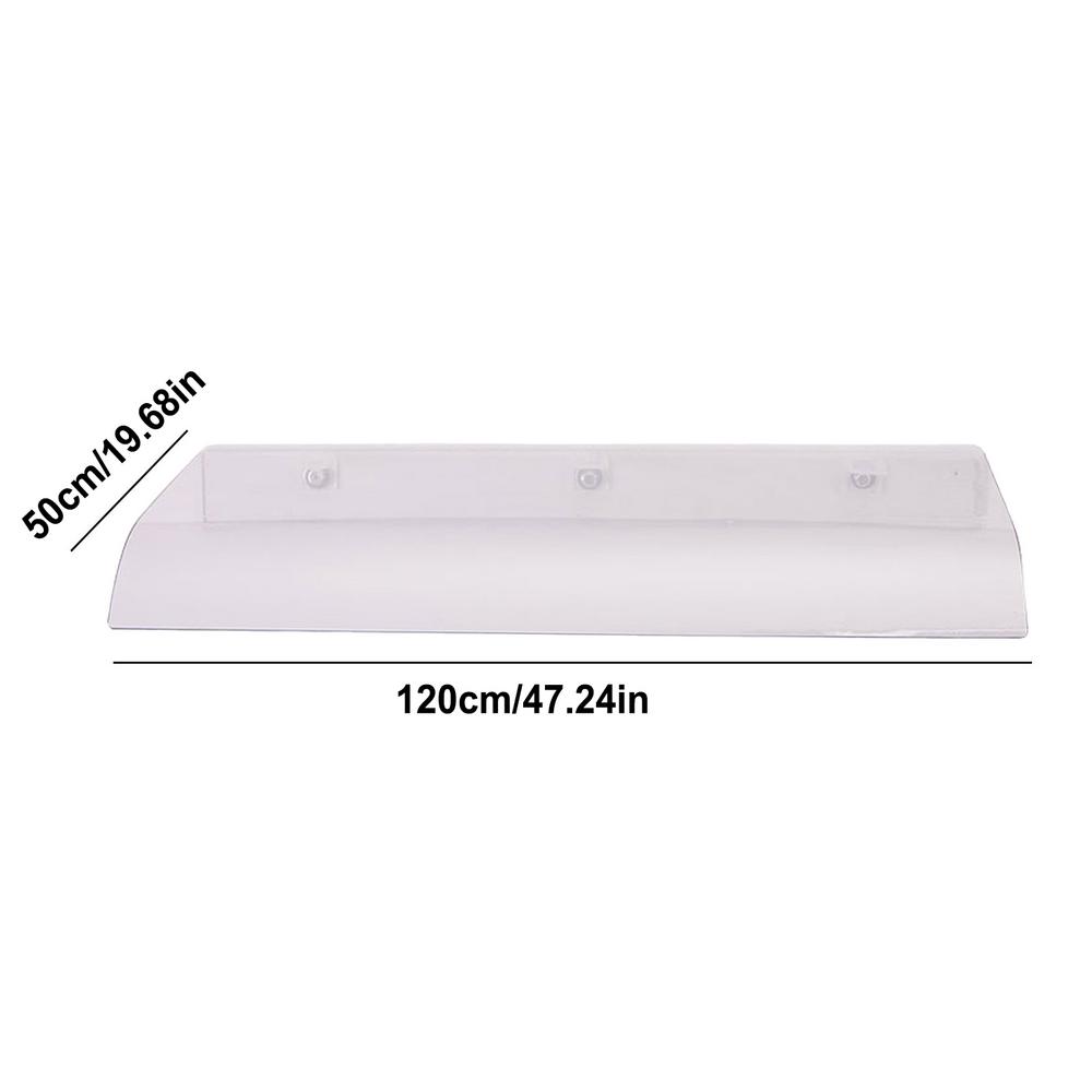 Markise til inngangsdør, buet utendørs markise, frostet polykarbonatdeksel, regn- og snøbestandig uv-hagemarkise for dører og vinduer: Gul