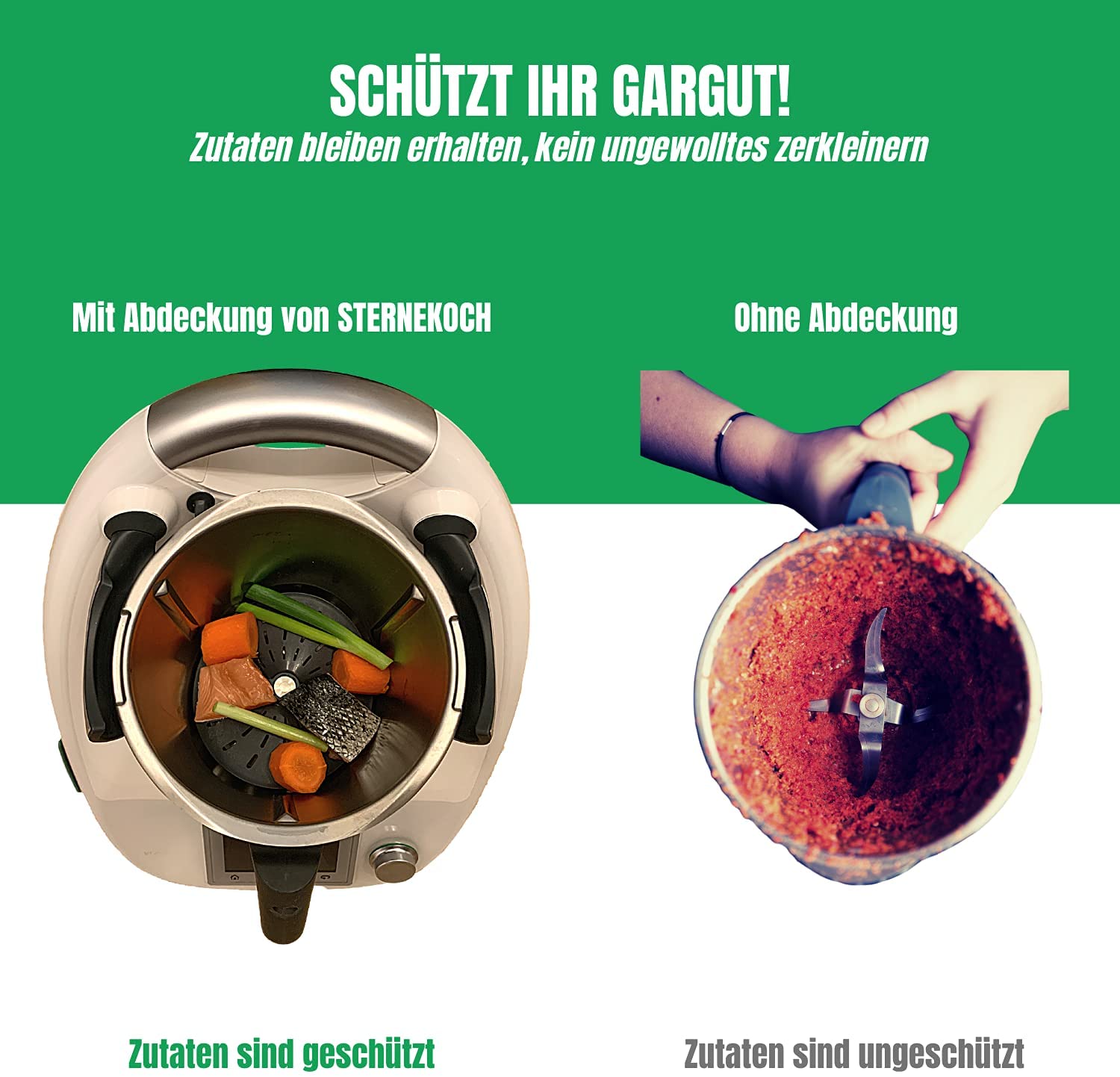 Messerabdeckung Welle für Thermomix TM6 TM5 und andere Küchenmaschinen