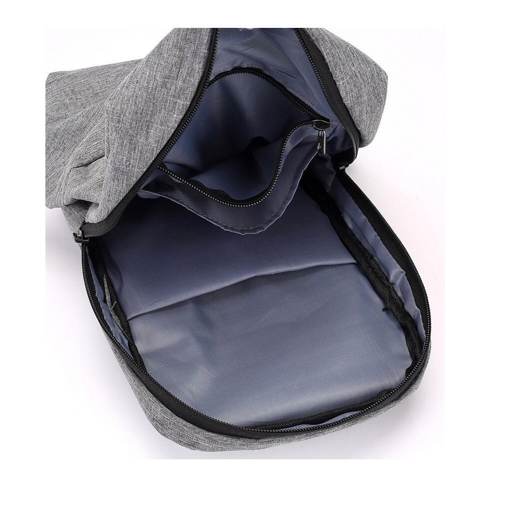 Eenvoudige heren borsttas oxford doek casual effen kleur riem messenger bag draagbare reistas schoudertas