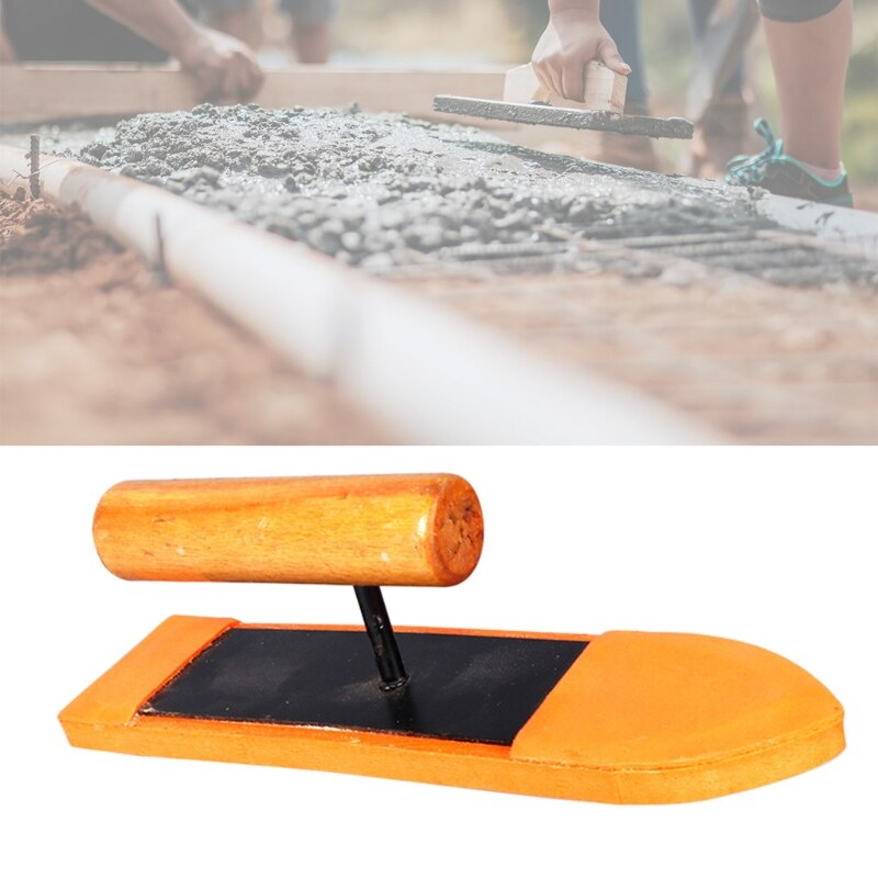 Sponge Foam Float Trowel Wooden Handle Plastering Coat Float Skimming Tile Trowel Bricklayer Tools Structure Concrete