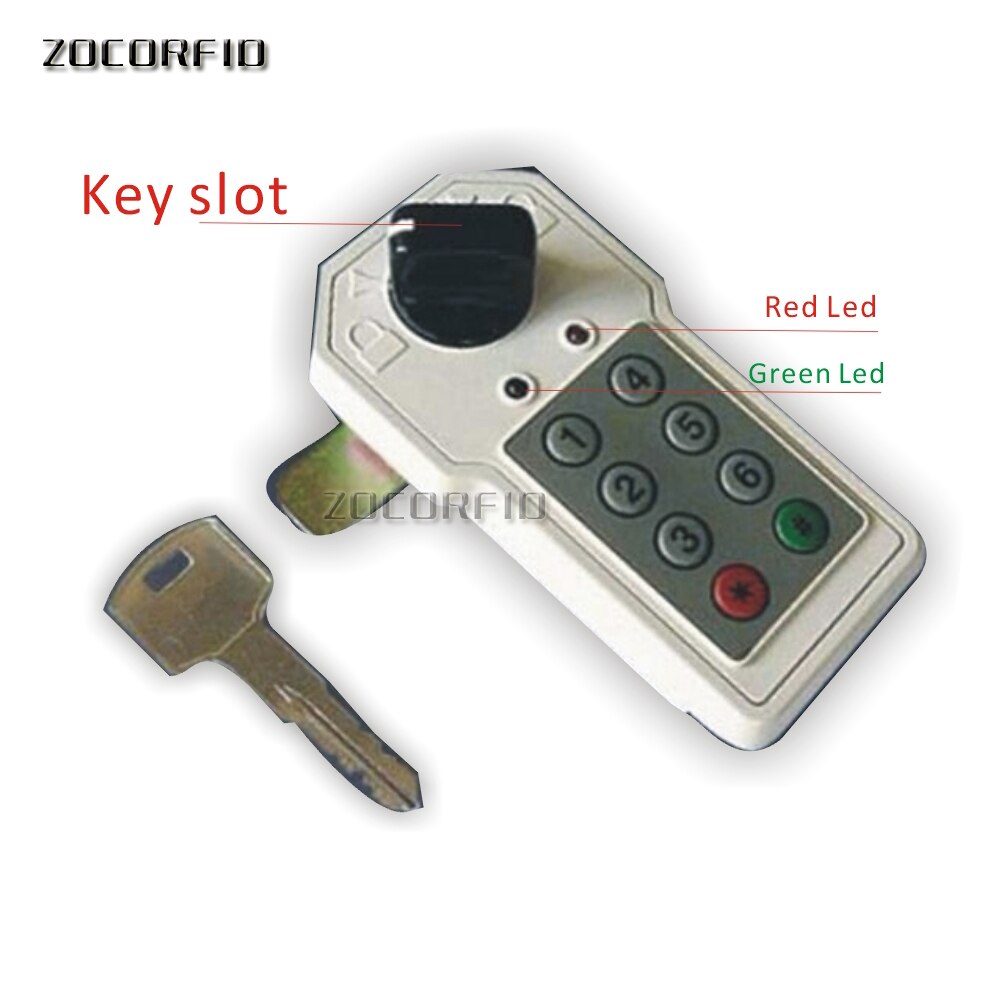 Dry battery Electronic Keypad Cabinet Lock with Master Key/ Keyless Locker Lock/ Electronic Combination Lock