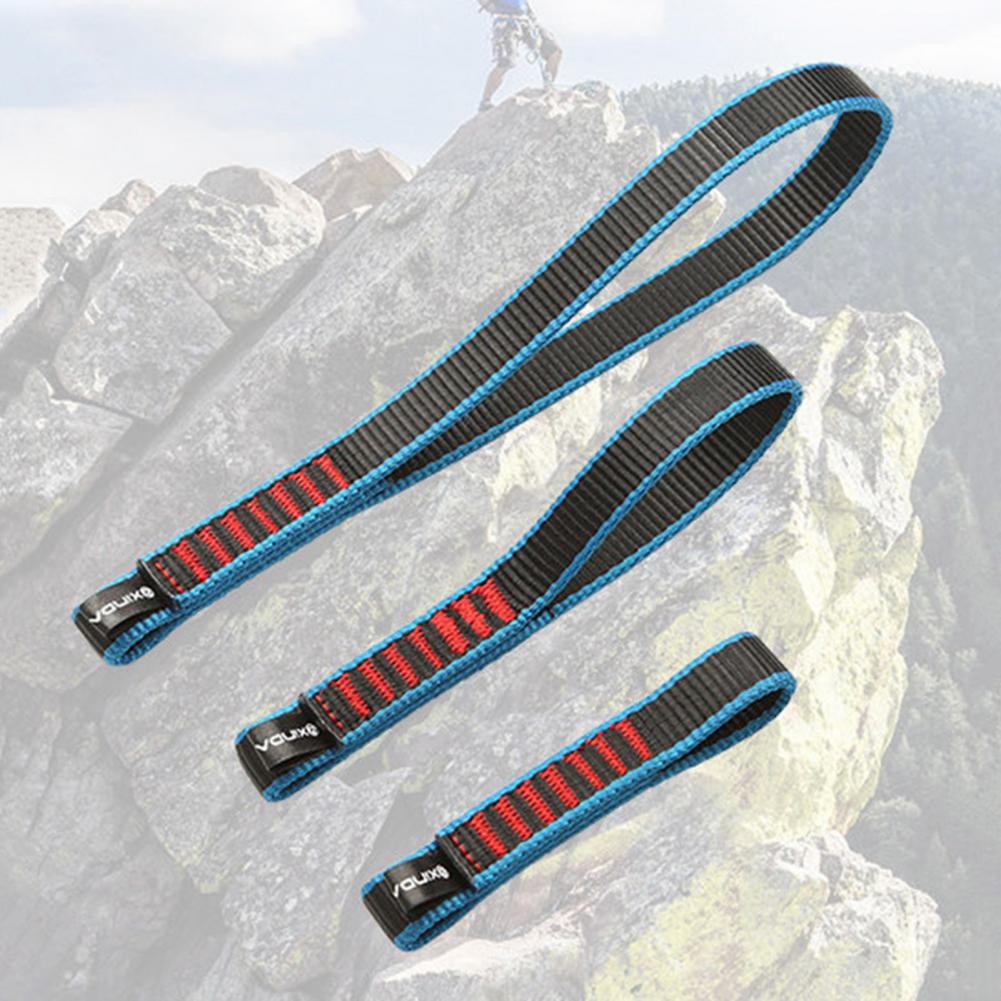 Spanband 16 mm breed Quick Draw Nylon Open Sling Bergbeklimmen Karabijnhaak Hardware Nylon klimuitrusting