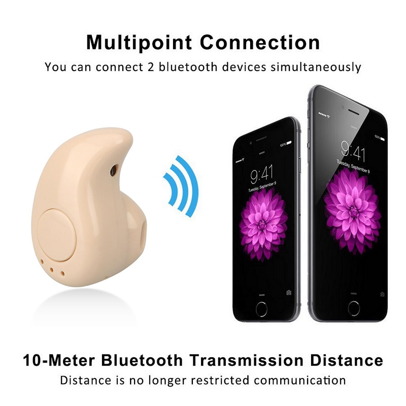 S530 Mini Wireless Bluetooth Earphone in Ear Sport with Mic Earphones Handsfree Headset Earphone Earphone for iPhone 8 X Samsung