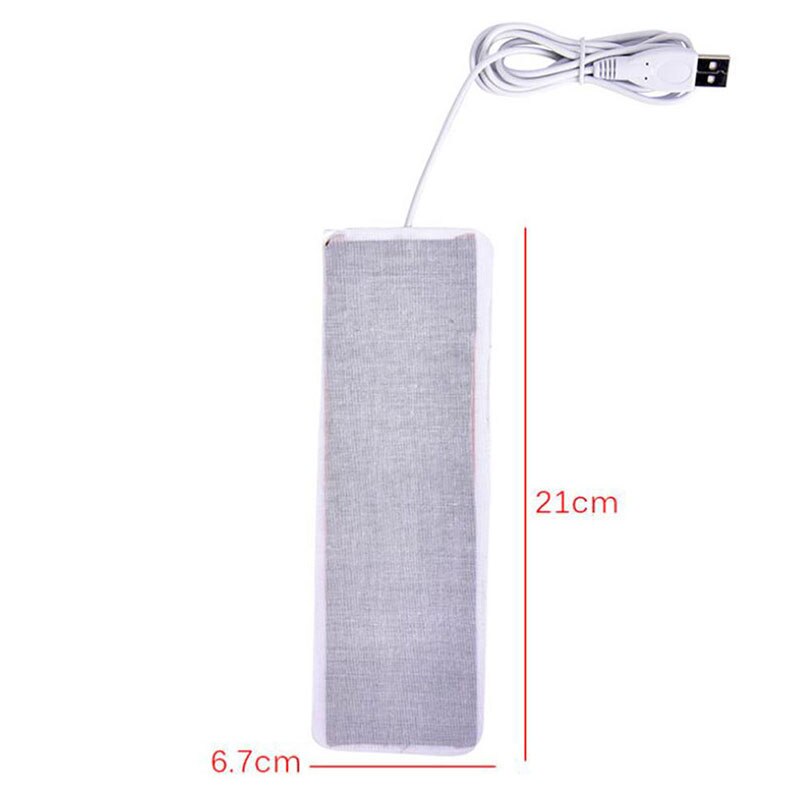 1PCS3.7V-5V Heat Mat USB Warm Paste Pads Fast-Heating Carbon Fiber Heating Pad Portable Pad For Cloth: 1PCS Shown 5V