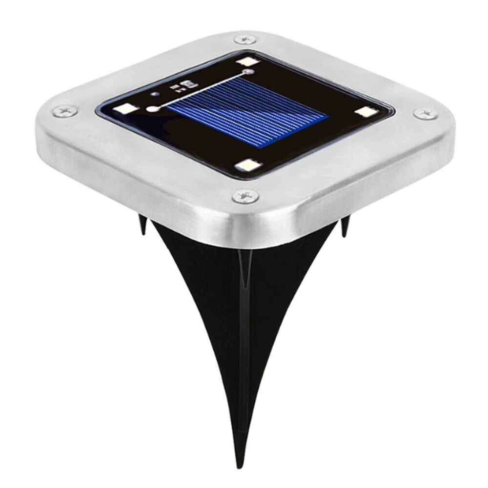 Led Floor Light Outdoor Solar Waterproof Garden Decoration Solar Street Light Garden Buried Floor Edge Staircase