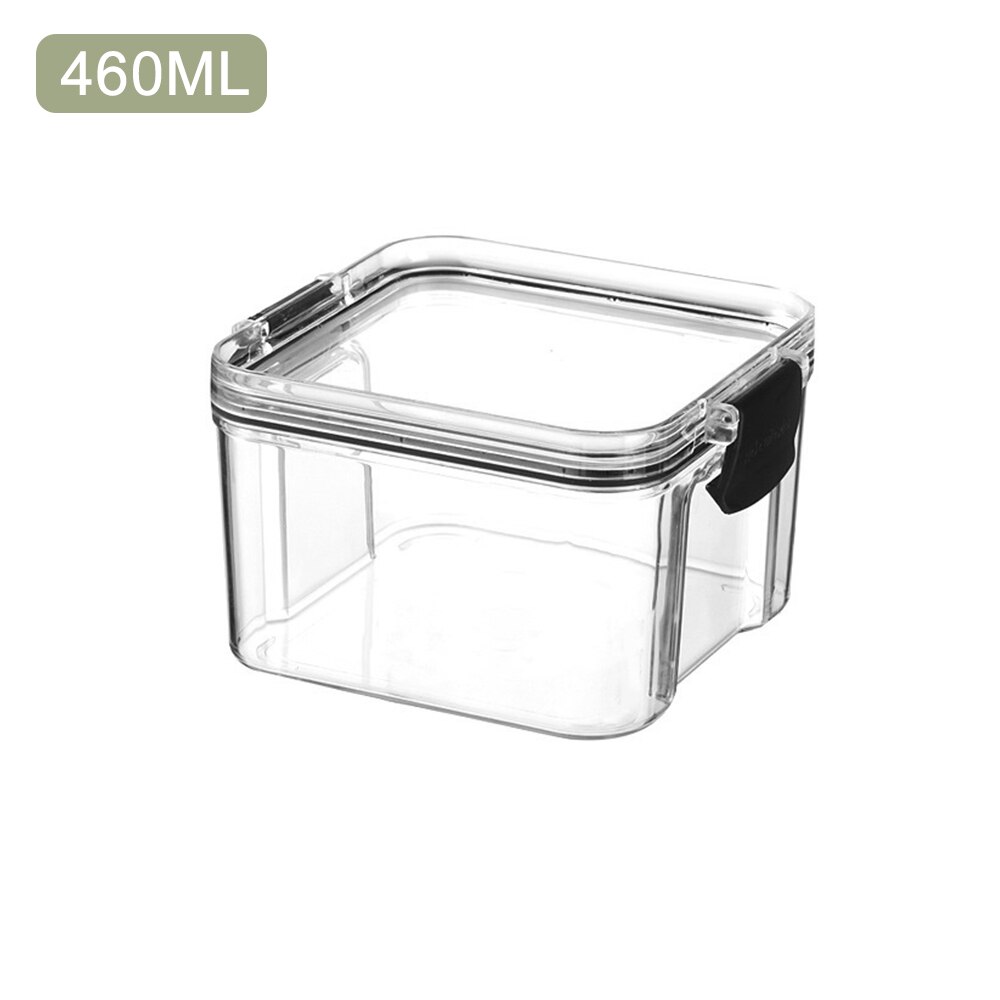 Ar Set With Lid Food Storage Container Noodle Box Multigrain Storage Tank Sealed Cans Refrigerator Food Storage Container: 460ML