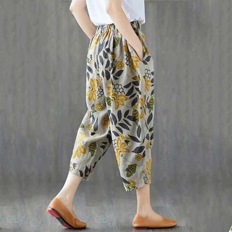 Travel Broek Capri Phoenix Navy | &Co woman