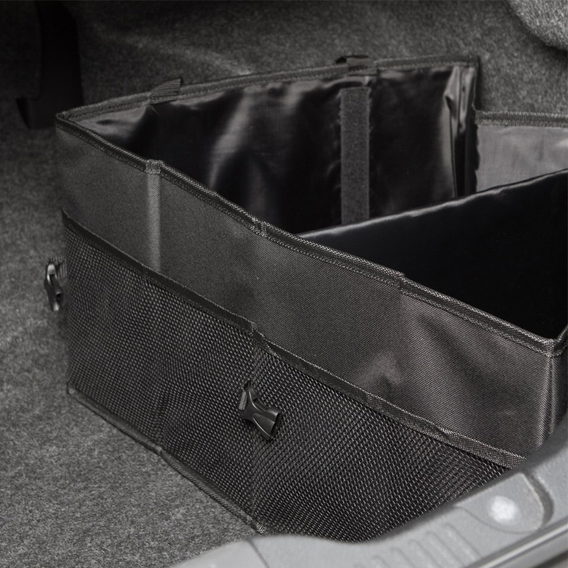 Foldable Car Organizer Trunk Box Portable Bag Storage Case Cargo Black For Auto Trucks SUV Trunk Box Box