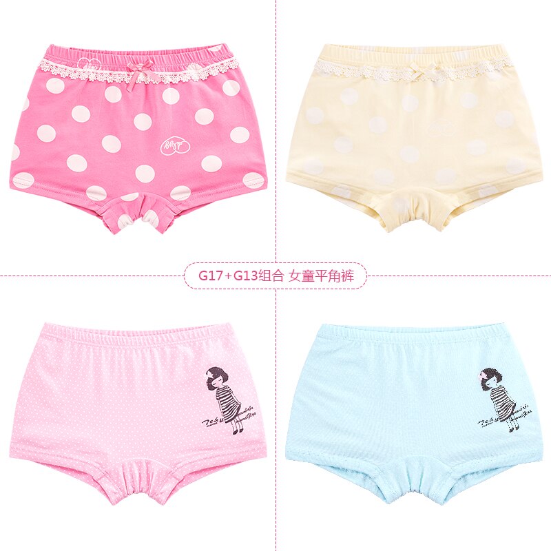 2 stuks/partij cartoon meisjes ondergoed ademend katoen materiaal kindermeisjes ondergoed voor baby's onderbroeken kinderkleding 2pc een set