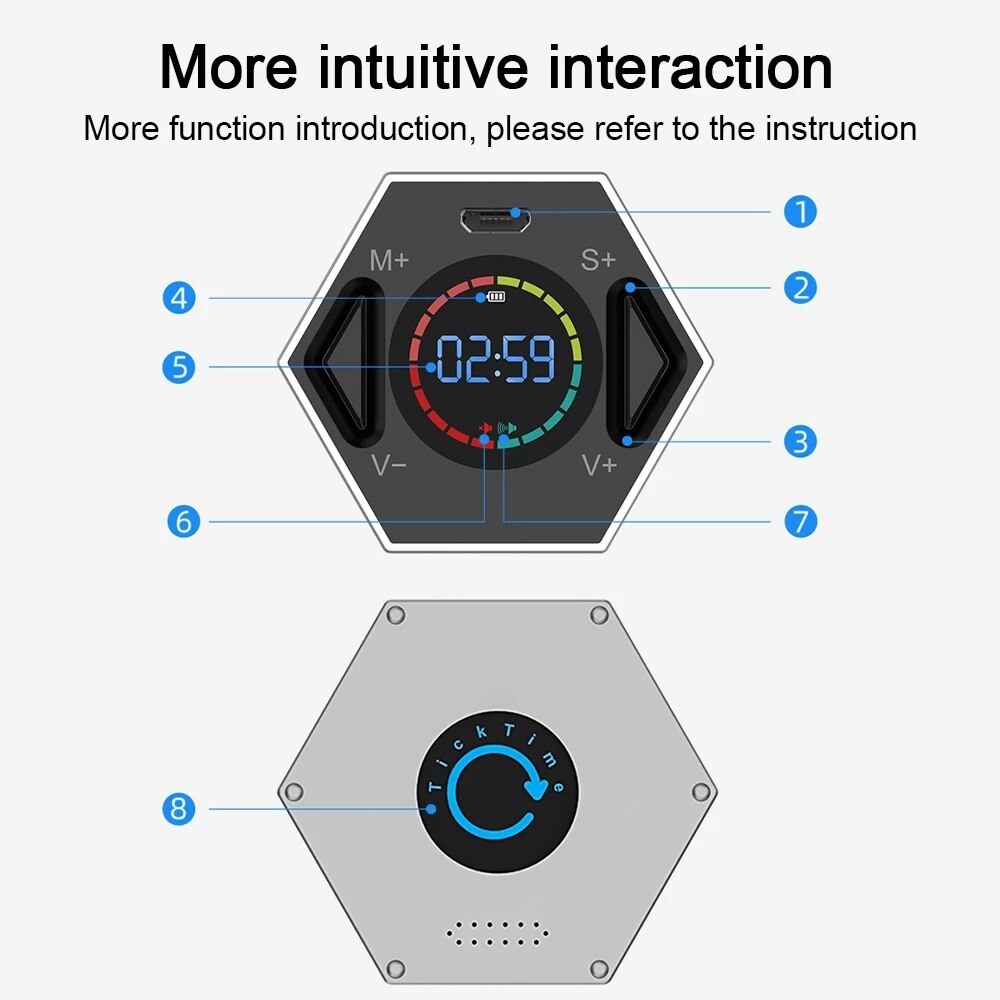 Llano Digitale Led Timer Keuken Mini Wekker Usb Elektronische Countdown Stopwatch Magnetische Flip Timer Voor Koken Studie Douche