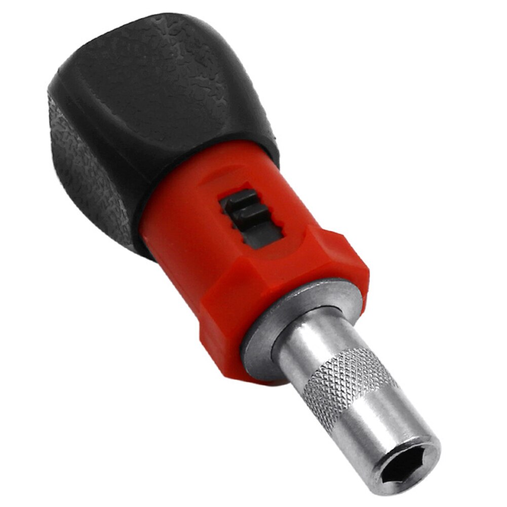 Adjustable Ratchet Small Stubby Magnetic Screwdriver Home Work Woodworking Hand Tool