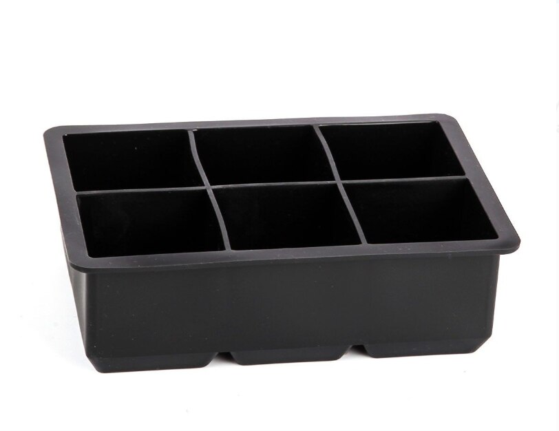 Silikon bez BPA gorąca sprzedaży tacy wysokiej jakości 6 wnęka lodu forma kostki