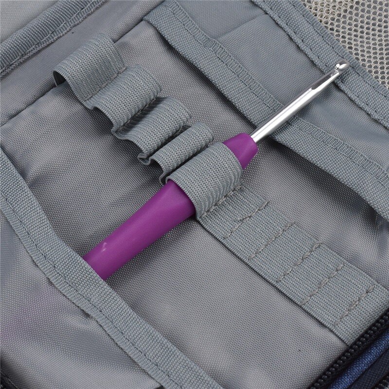 Handmake Bag Breinaalden Opbergtas Stof Ambachten Trui Naalden