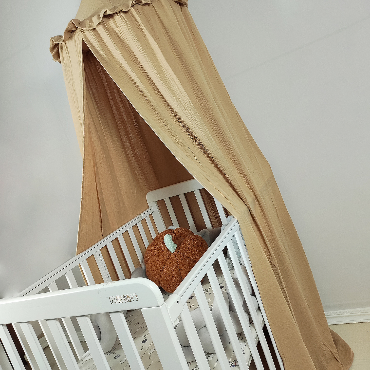 Premium Muslin 100% Cotton Hanging Bed Canopies Decorative Tent Nursery Canopy for Kids Room