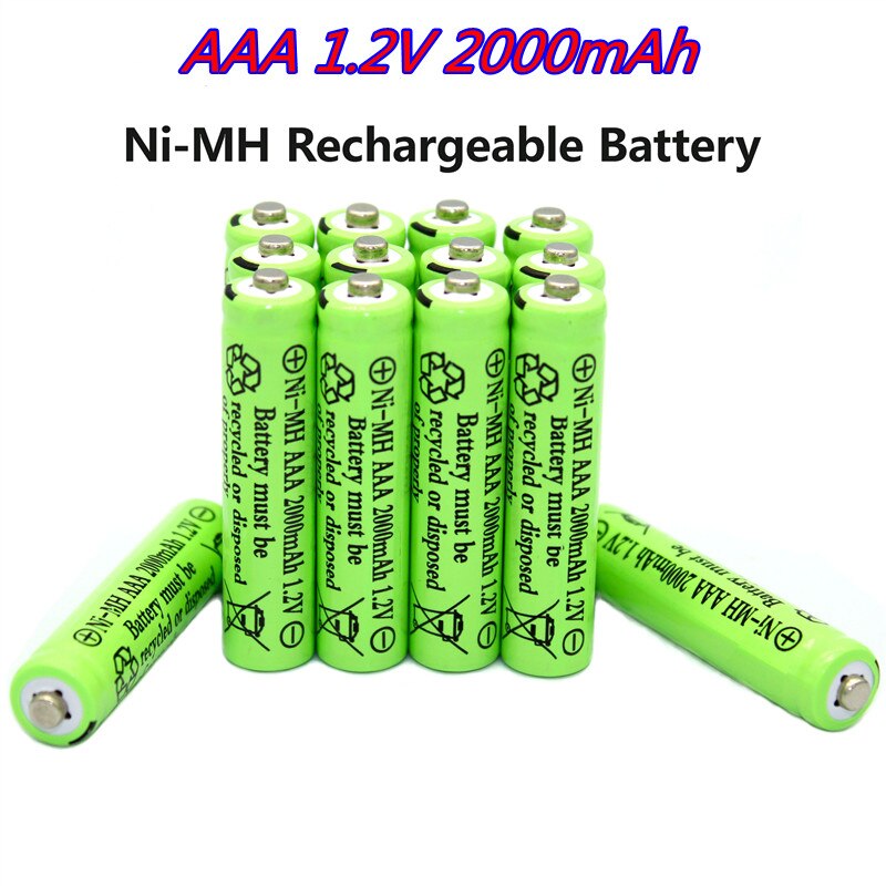 Original.AAA.2000mAh.1.2V rechargeable.battery.AAA2000mAh.Ni-MH rechargeable.1.2V.3A.battery...