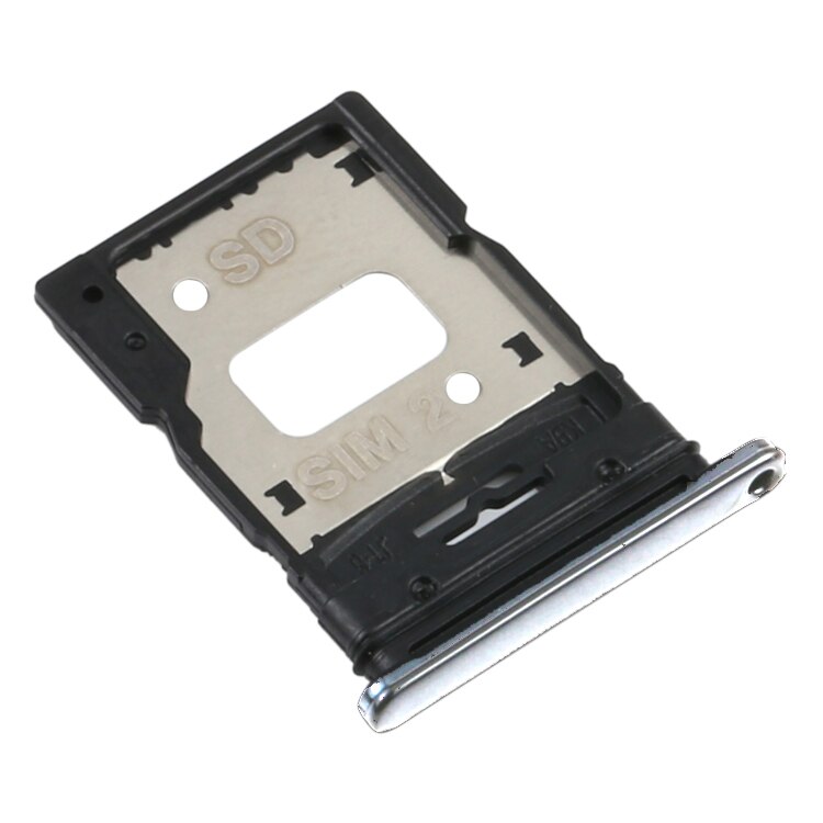 Per Xiaomi Mi 11 Lite Mi11 Lite 5G supporto per vassoio per scheda Sim di alta qualità supporto per Slot per vassoio SIM presa per adattatore parti di riparazione: Silver