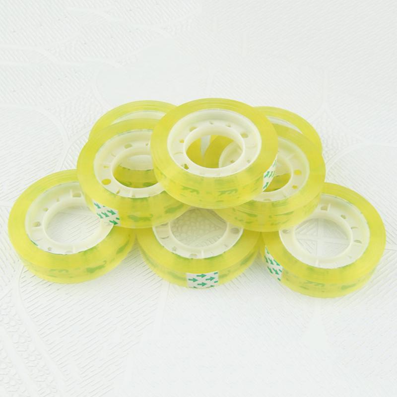 3rolls 12mm*30m Transparent Tape Clear Sealing Accessories Student School Packing Stationery 2022 Office Supplies S U3u6