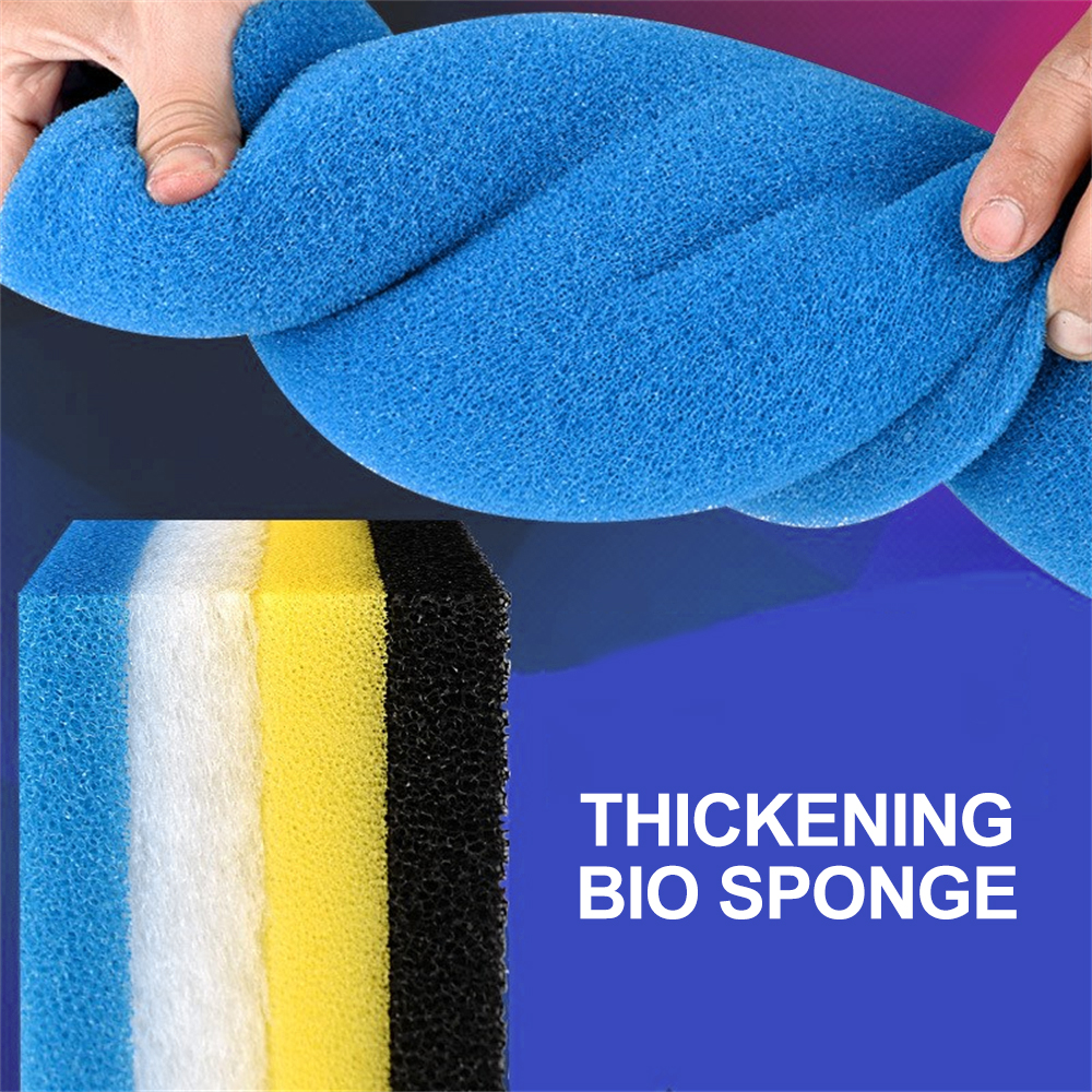 2 STKS Aquarium Aquarium Filter Katoen te Gebruiken Zuiverende Waterkwaliteit Verdikt Aquarium Aquarium Filter Spons