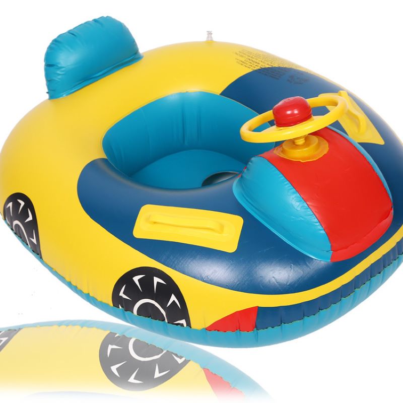 Cartoon Zomer Kinderen Zwemmen Seat Zuigeling Babyzitje Opblaasbare Auto Rit Boot Boei Seat Ring Speelgoed Outdoor Activiteiten Donut