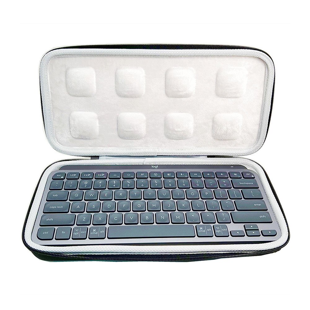 Wireless keyboard case, bluetooth compatible, keyboard case for logitech mx keys, mini accessories
