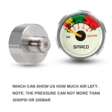 SMACO 0.5L mini butla z tlenem sprzęt robić nurkowania części manometru