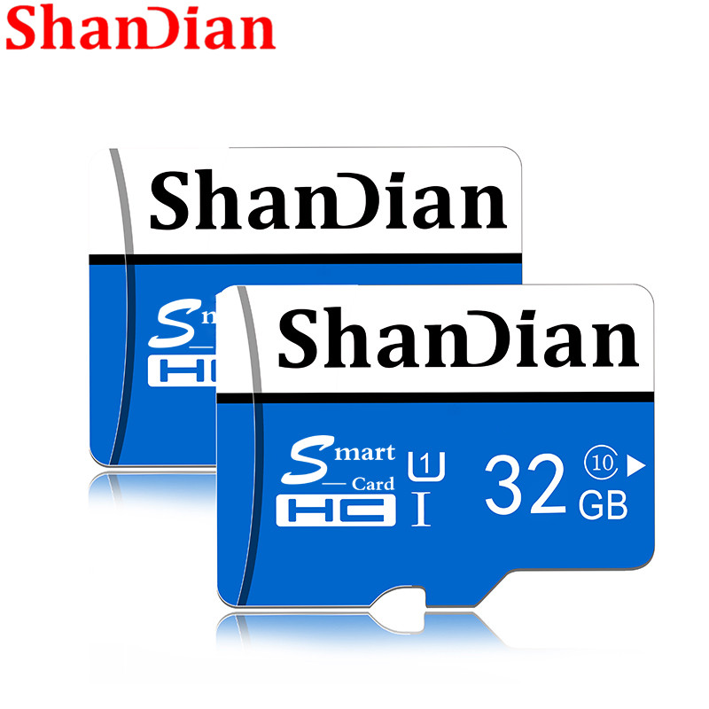 SHANDIAN Original Smast SD Class10 bis zu 95 MB/S Smastsd 128GB/64GB/32GB/16GB klasse 10 bis zu 80 MB/S für Handys Kameras