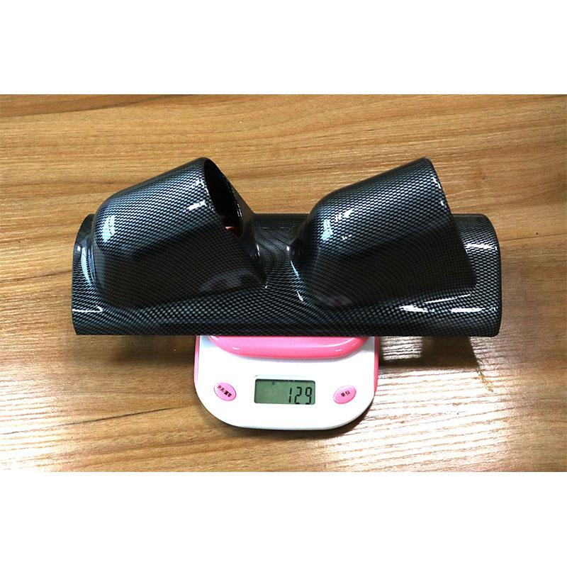 Car Gauge Pod Holder - Dual Hole 52mm - Plastic - for Volt Gauge