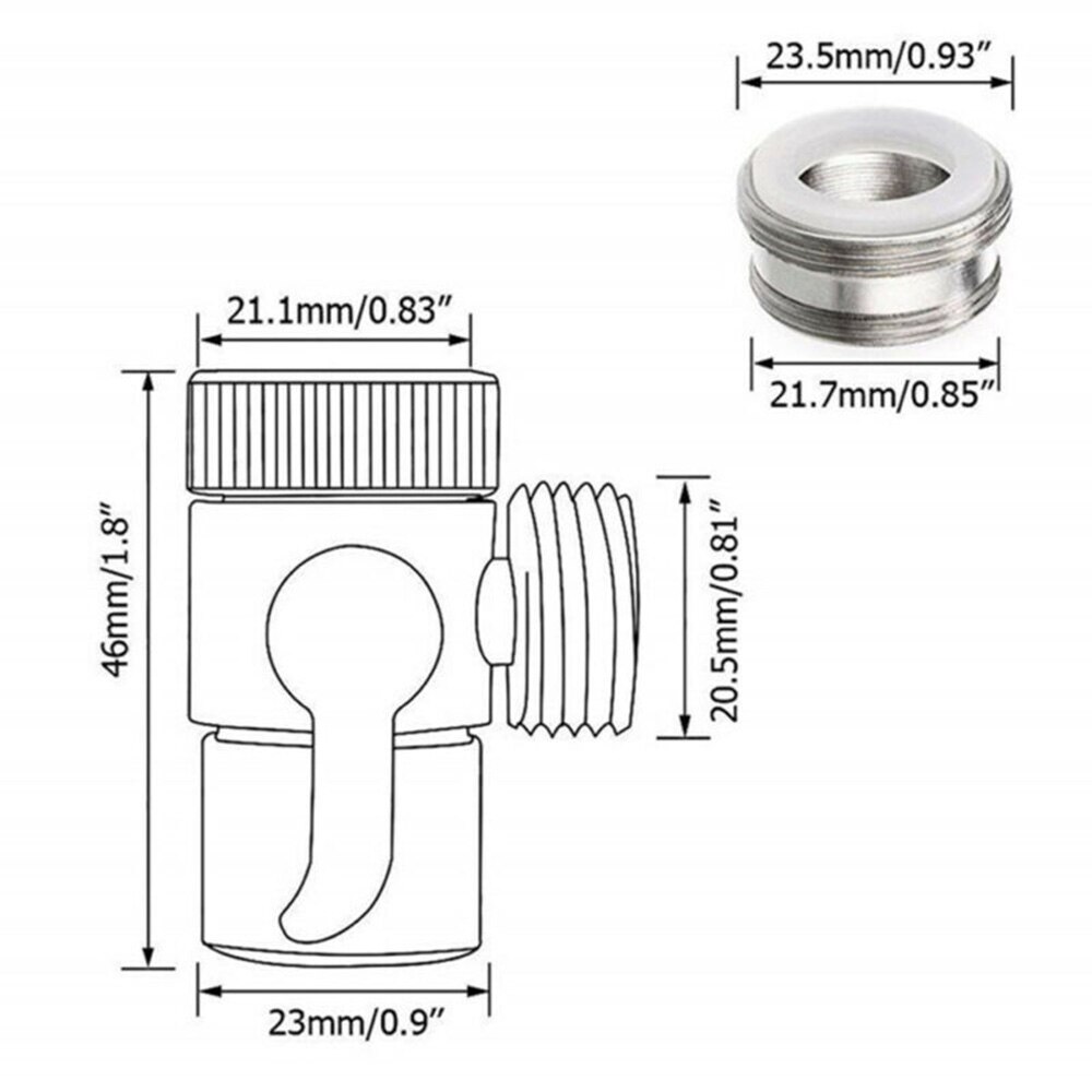 Déviateur de robinet Machine à laver | Distributeur externe d'eau, Machine à laver, tuyau de douche, adaptateur de robinet, Valve de dérivation, séparateur de robinet