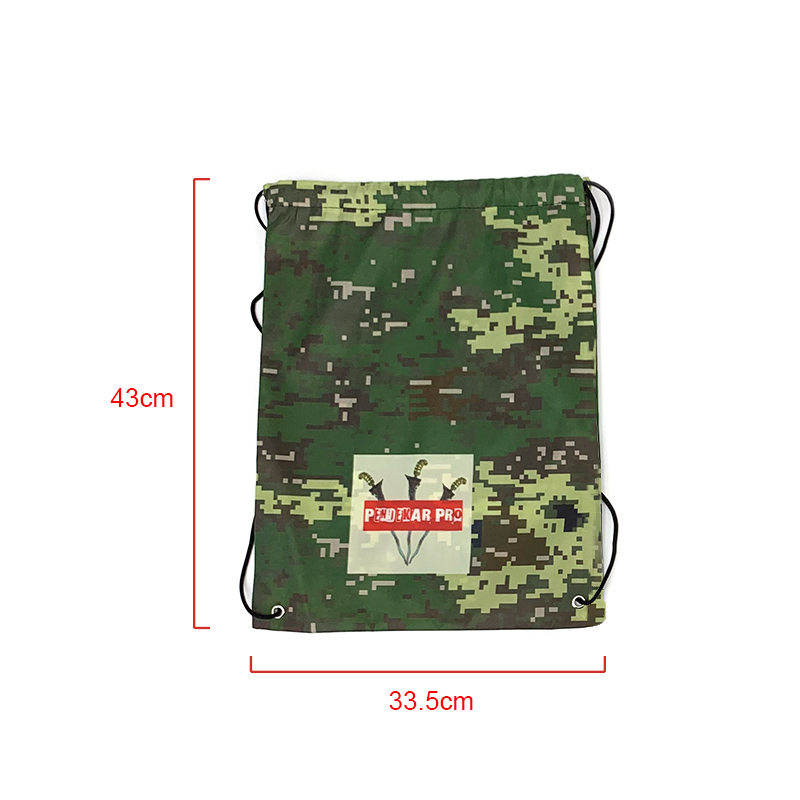 To stykker gymnastiktaske stærk pakke 17l pakningskuber stor kapacitet snøre taske sportsbundt camouflage taske fitness rygsæk