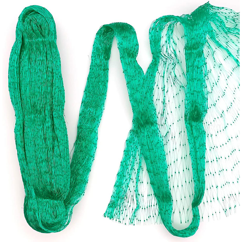 Red de protección antiaves verde de 5/10m, malla para plantas de jardín, protege plantas y árboles frutales de pájaros, ciervos, aves de corral, la mejor esgrima: 4XL