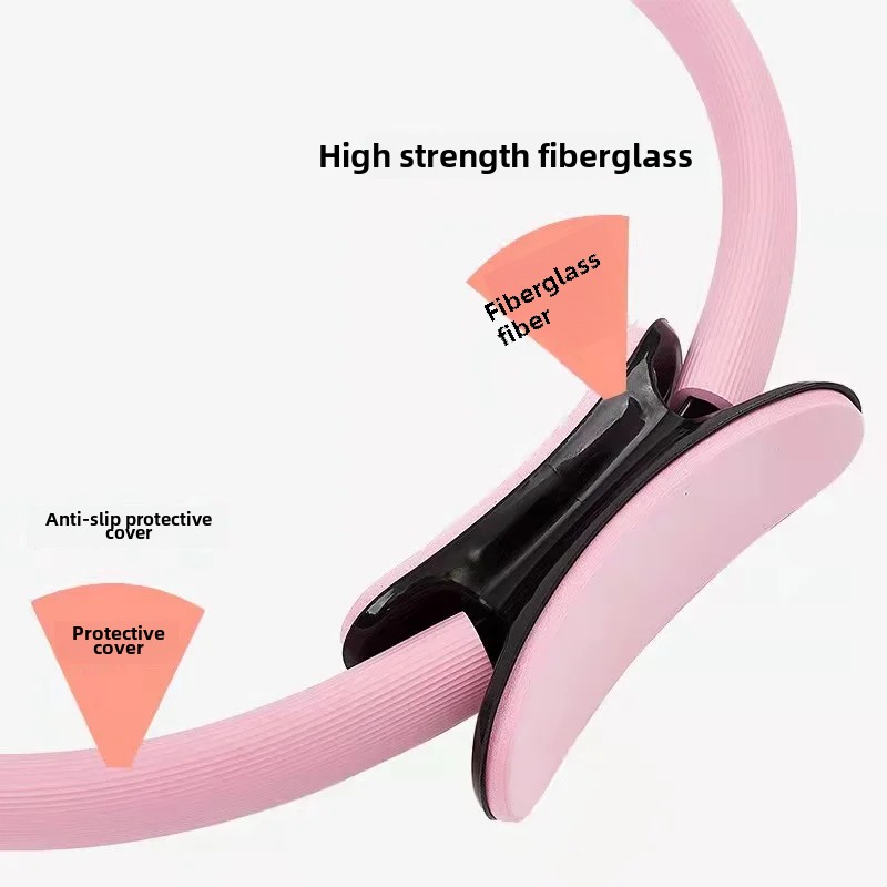 Pilates Ring Yoga Fitness Leg Slimming Magic Circle Crescent Handle Body Shaping Multifunctional Clamp Leg Device