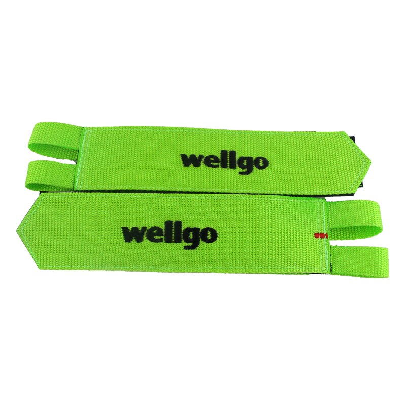 1 paire de sangles de pédale de vélo en Nylon Wellgo, ceinture à Clip d'orteil pour vtt, bande de pédale de vélo de route de montagne, sangle de pédale de cyclisme à engrenage fixe