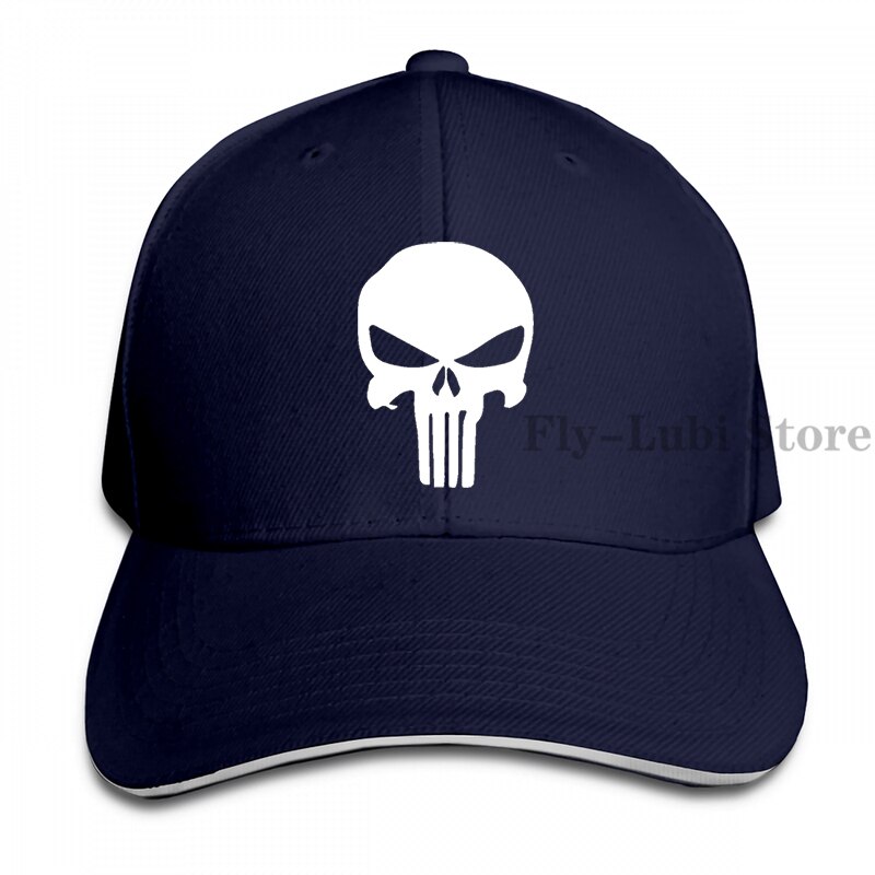 Punisher Originale berretto Da Baseball delle donne degli uomini Trucker Cappelli di modo cappuccio regolabile: 1-Navy