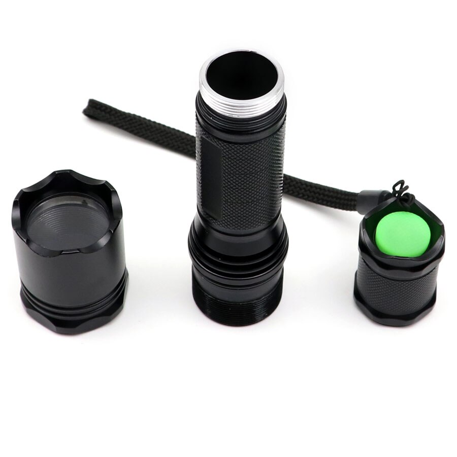 DIY Flashlight Host Aluminum Alloy Flash light torch Shell case body hosts Without LED Bulb Driver reflector lamp cap -in