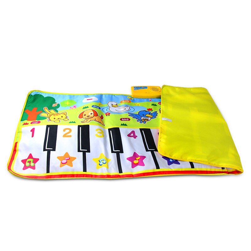 8 Styles Musical Mat with Animal Voice Baby Piano Playing Carpet Music Game Instrument Toys Early Educational Toys for Kids