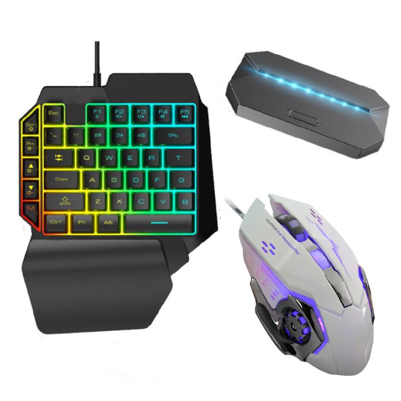 G6 Keyboard Mouse Converter USB Extender for iPhone An-droid Mobile Phone Games R9UB: E