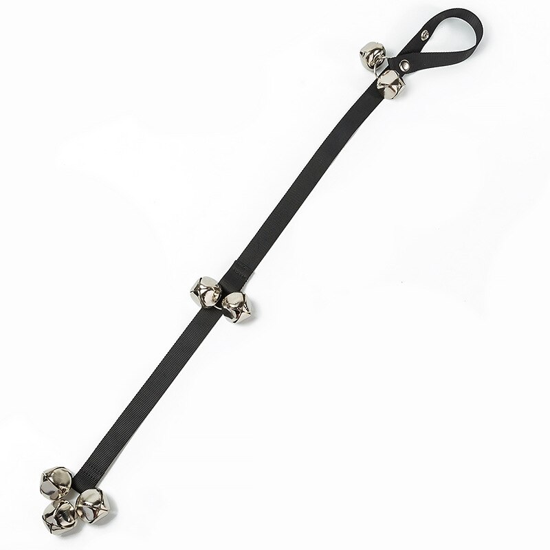 Timbre de perro para entrenamiento de orinal cascabeles ajustables para puerta, para orinal, entrenamiento y limpieza de perros pequeños, medianos y grandes