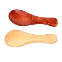 Schepje thee honing koffie kruiden zout suikerlepel kleine houten lepel keukengereedschap 8cm lengte mini formaat