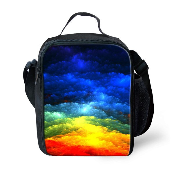 Manter quente galaxy almoço sacos para crianças saco de almoço isolado saco térmico caixa refrigerador crianças escola lancheira termica: D0361G