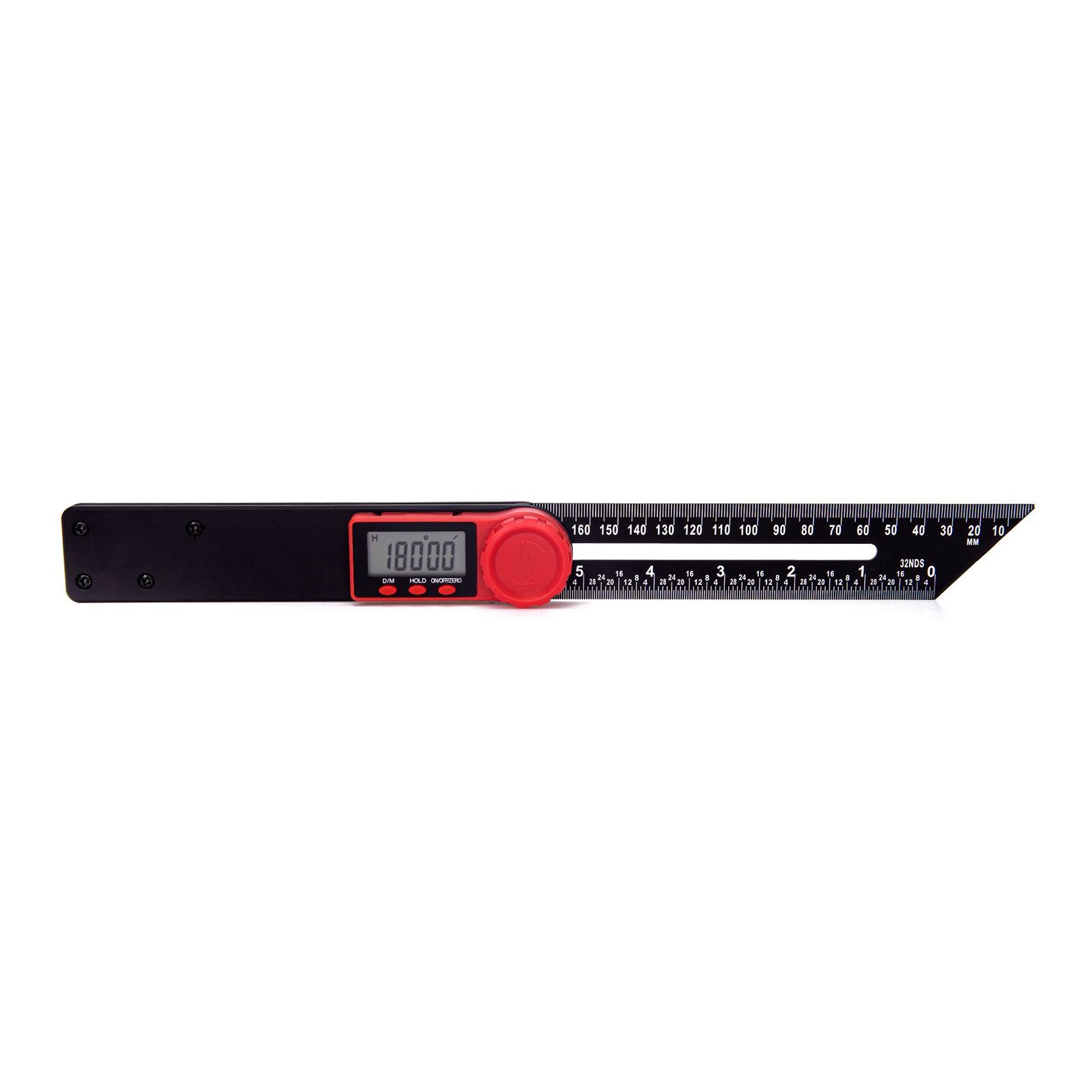 T-shaped Movable Angle Ruler Bevel Protractor Inclinometer Electronic Level Angle Slope Test Ruler Woodworking Tools