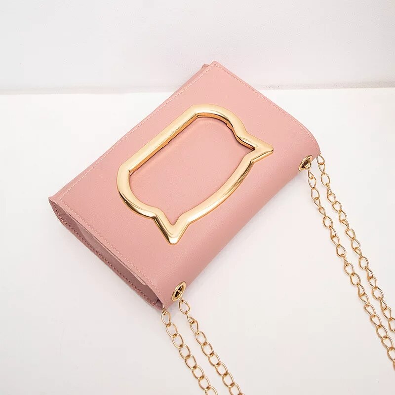 Kvinner skulderveske pu lærvesker kvinner vesker jenter tegneserie kattform klaff crossbody bag til jenter håndvesker